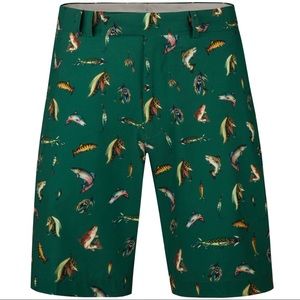 Ralph Lauren Four Way Stretch Printed Shorts Classic Fit Gone Fishing - SS18